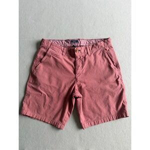 Johnnie-O Mens Pima Cotton Modal Blend Flat Front Shorts Pink Size 33